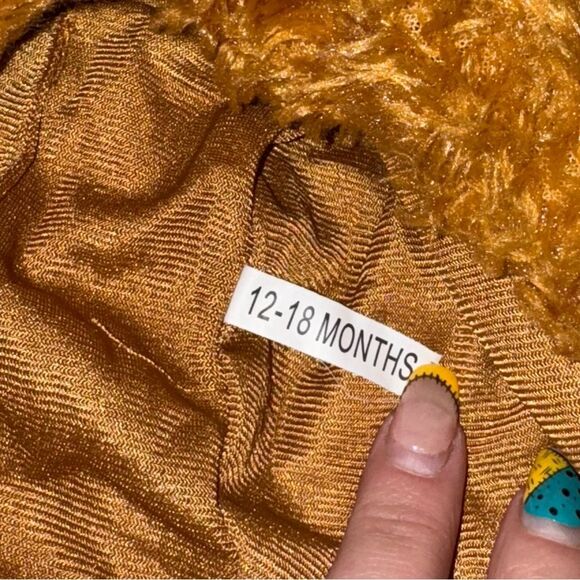 Rubie's size 12-18 months Brown Lion Plush Costume for Kids - Picture 6 of 8